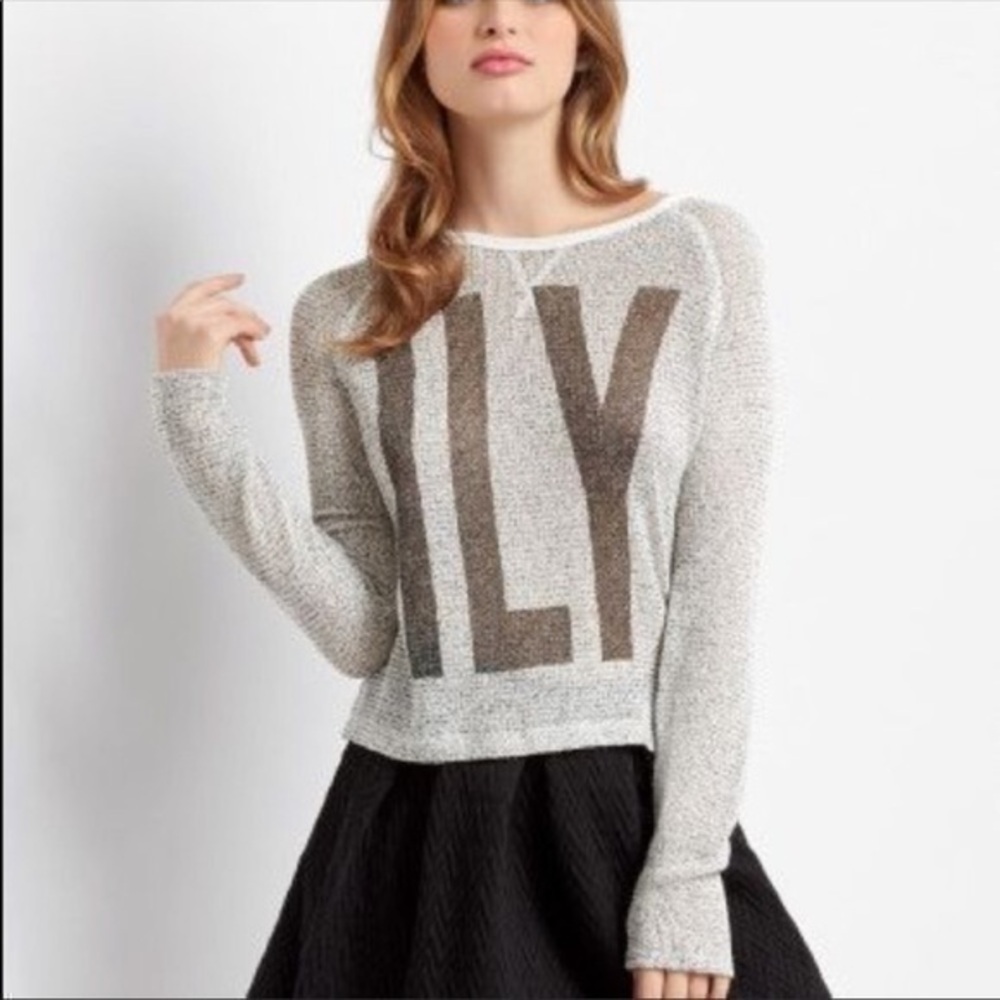 Bethany Mota “ILY” Sweater